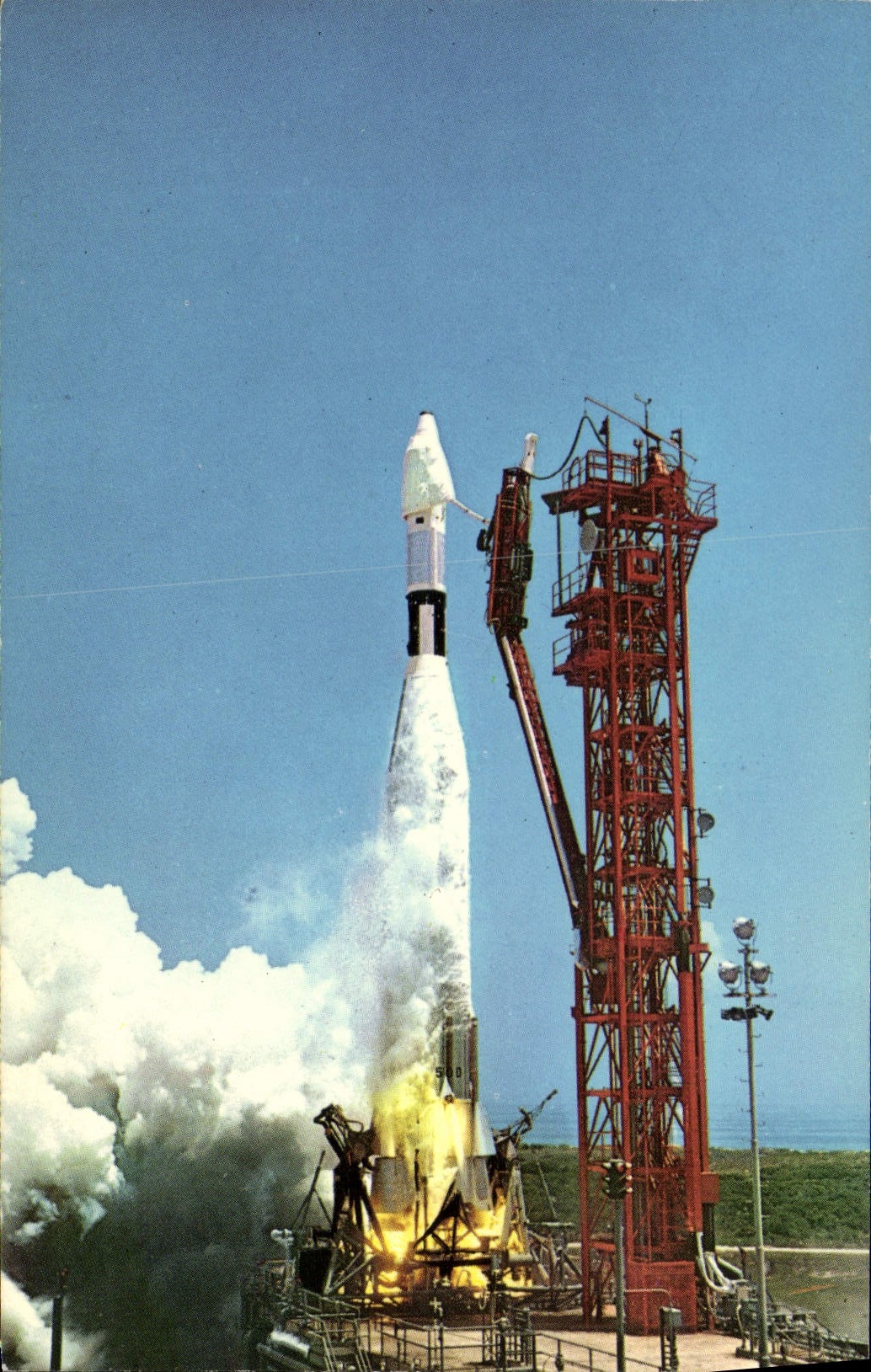 CPA Aviation Espace NASA Ranger 7 lifting off 