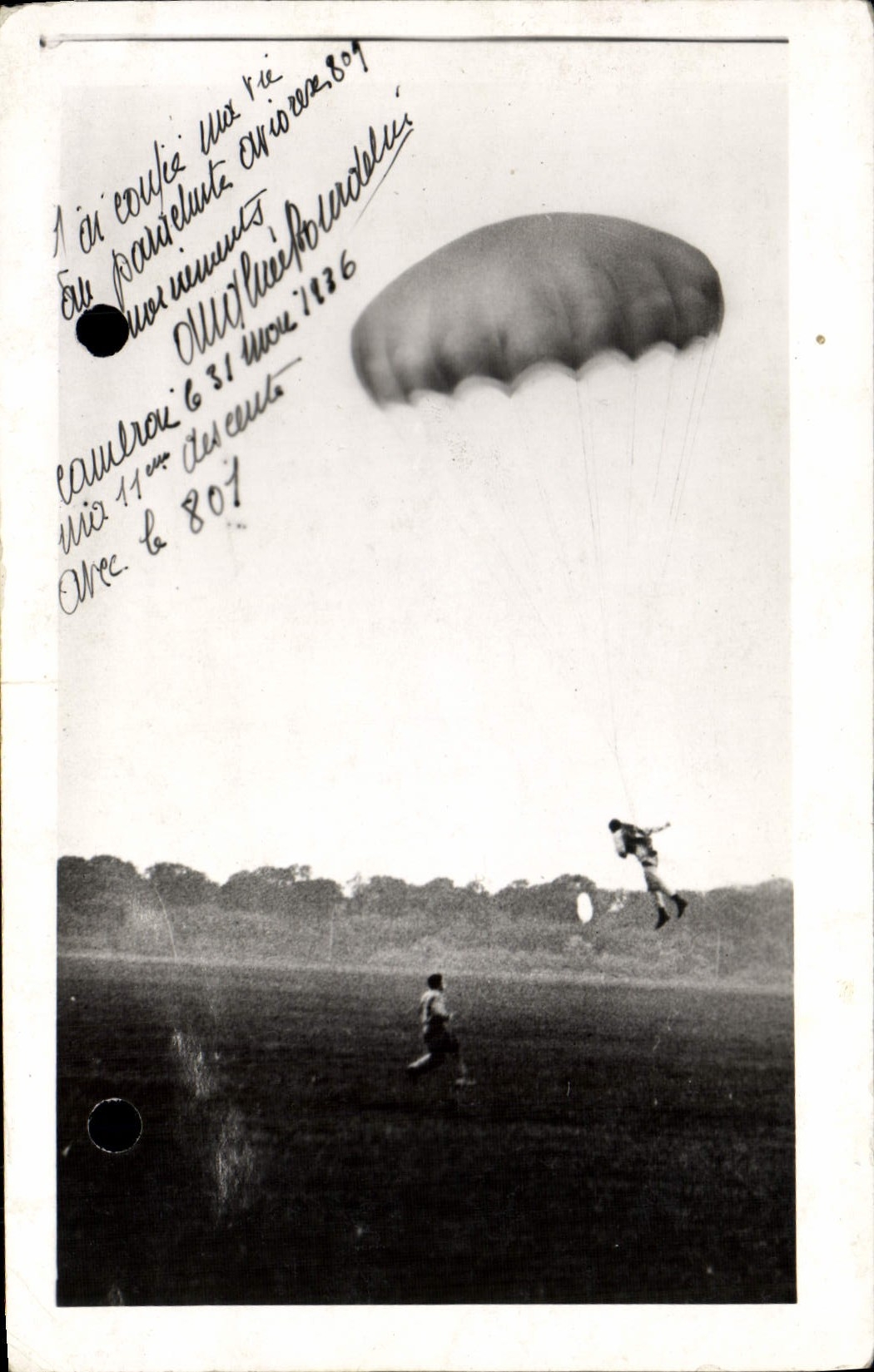 Photo Parachute 1936 Miltiaria