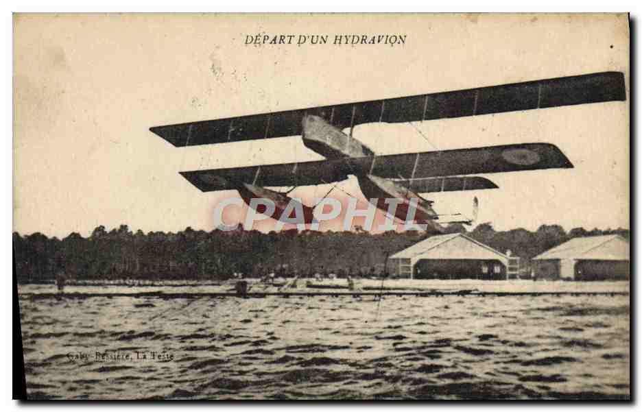 CPA Aviation Depart d'un hydravion