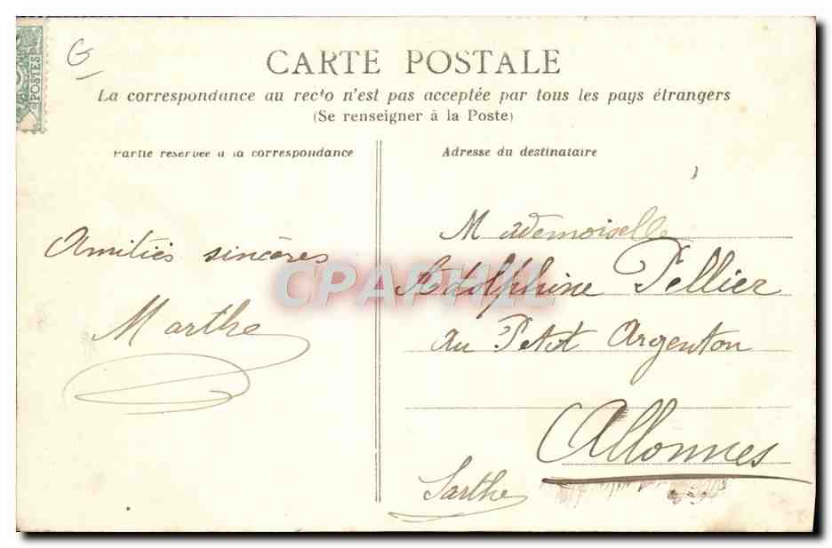 CPA Dirigeable Zeppelin Gonflement du ballon Toujours a Mieux Poisson TOP — Rückseite