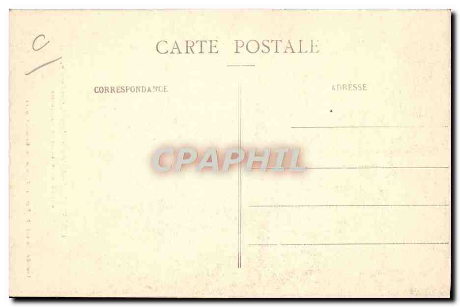 CPA Dirigeable Zeppelin Luneville Un dirigeable allemand atterrit sur le terrain de manoeuvres  — Rückseite