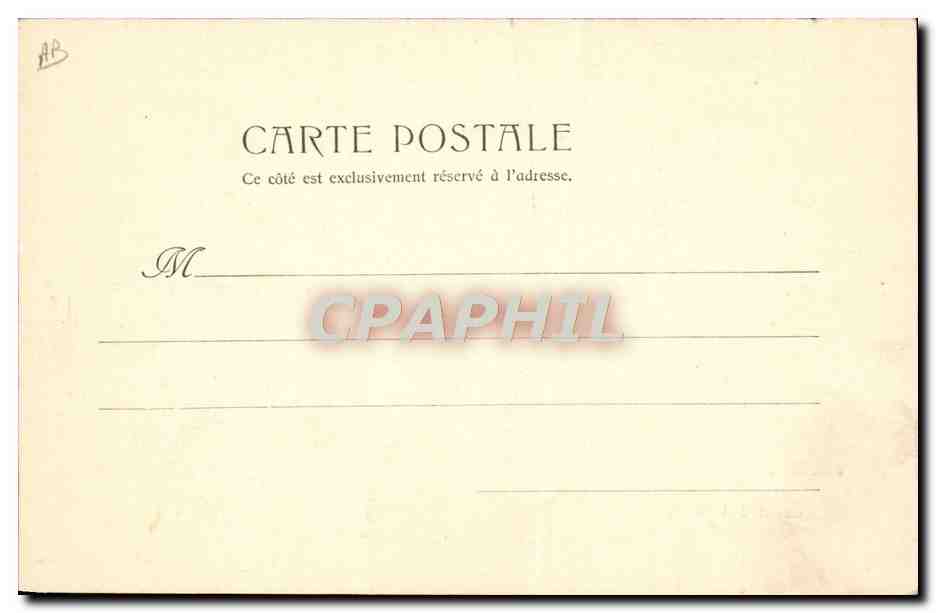 CPA Bateau Guerre Canot a la voile Barque — Verso