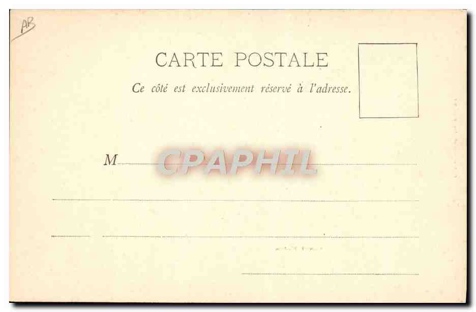 Canot Major — Toulon-sur-Mer — Phot. A. Boujault — Verso