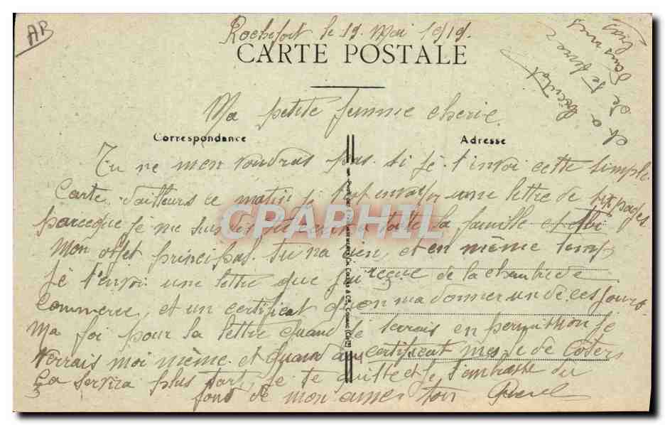 Rochefort sur Mer — Le Cours d’Ablois — Marins à l’Exercice — Collection Ch. Ghambia — Reverso