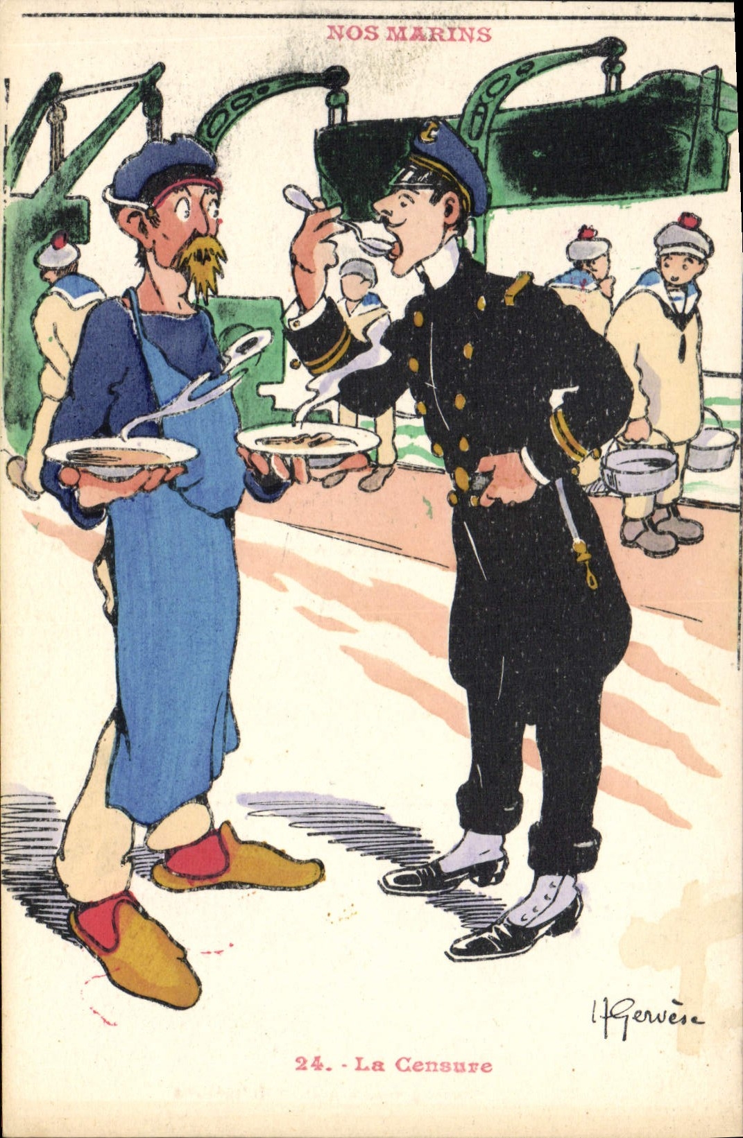 Nos Marins — La Censure — I. Gerwein, n°24