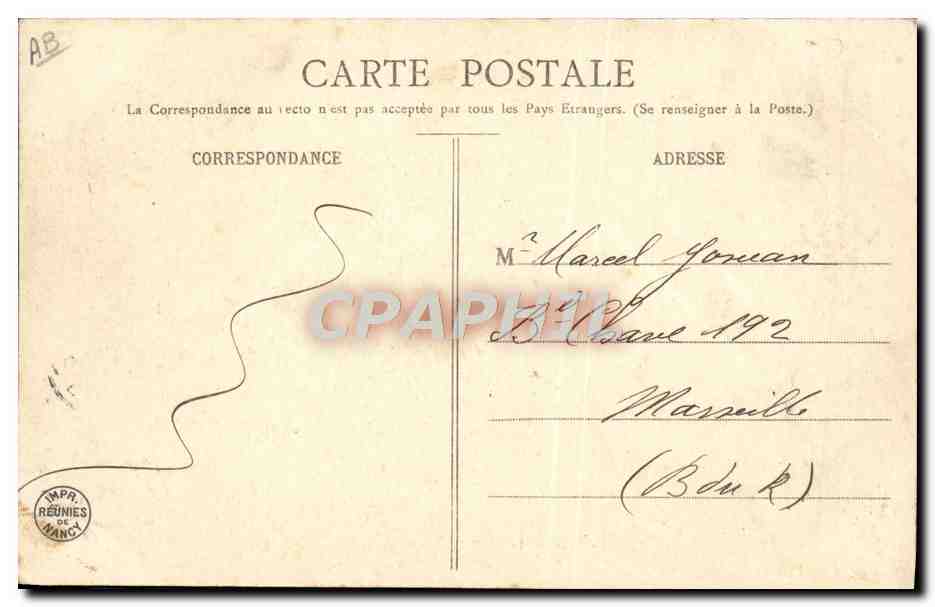 Nuestros Marineros — Teoría de armas — Imprenta Réunies de France — Reverso