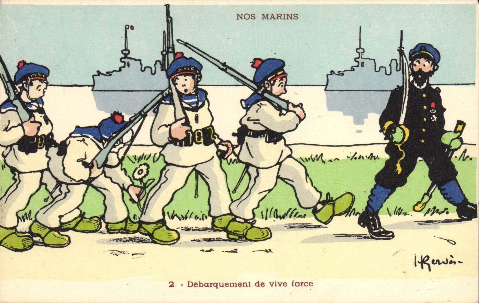 Nos Marins — Débarquement de vive force — I. Renzin
