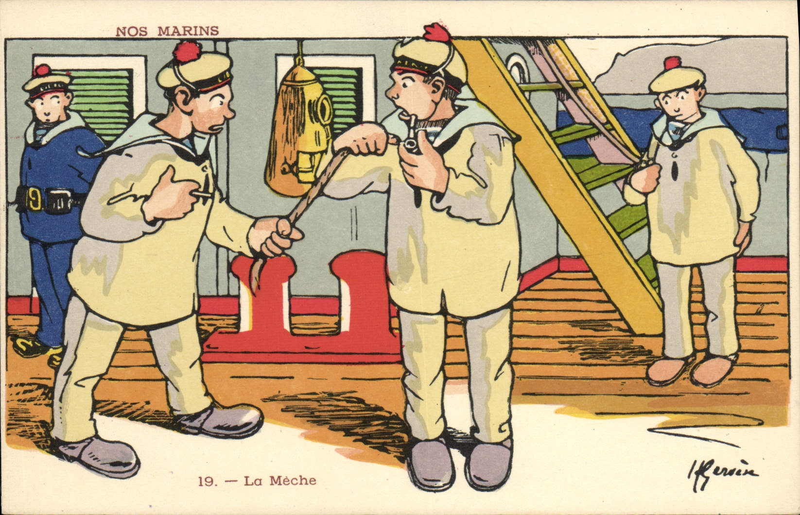 Nuestros Marineros — La Mèche — H. Rensin, n°19