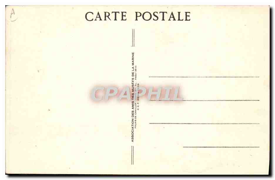 Nos Marins — Série de caricatures militaires — H. Rerwé — Reverso