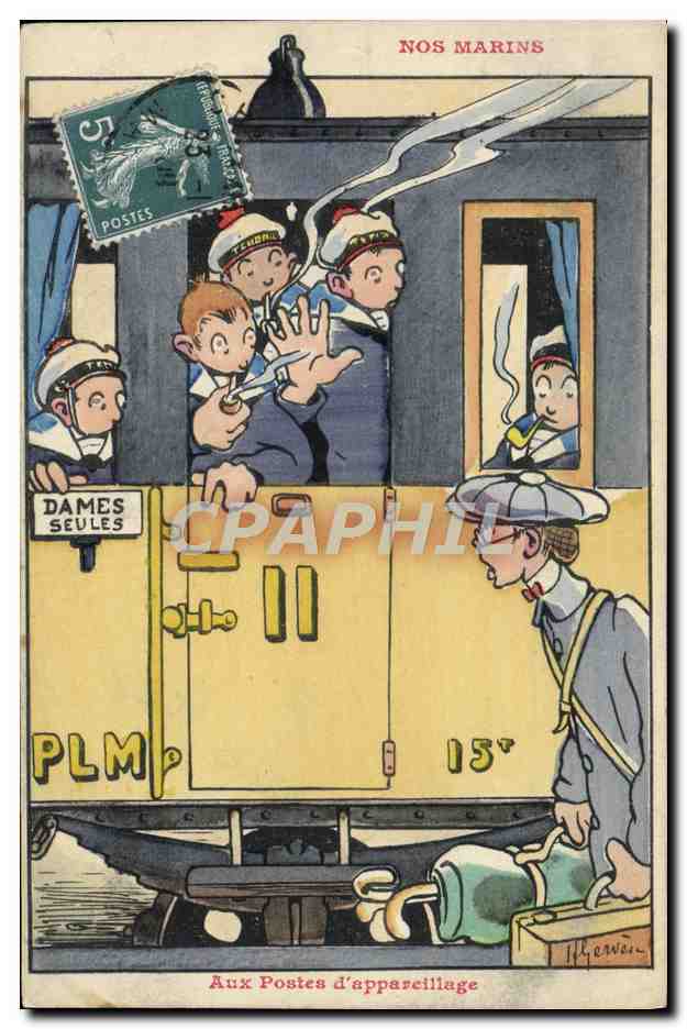 Nos Marins — Illustration de la vie ferroviaire — éditeur H. Genais, n°15