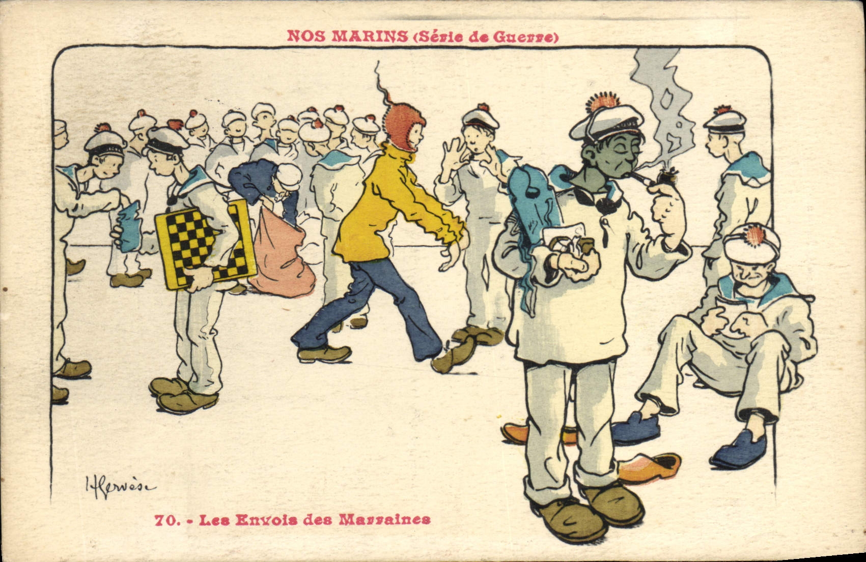 Nos Marins (Série de Guerre) — 70. Les Envols des Marvaines — Hervoise