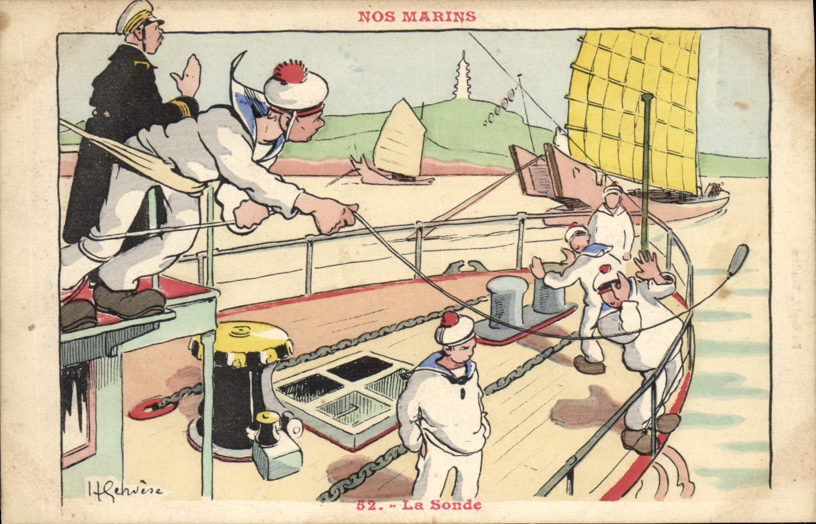 Nos Marins — La Sonde — H. Renvise, n°52
