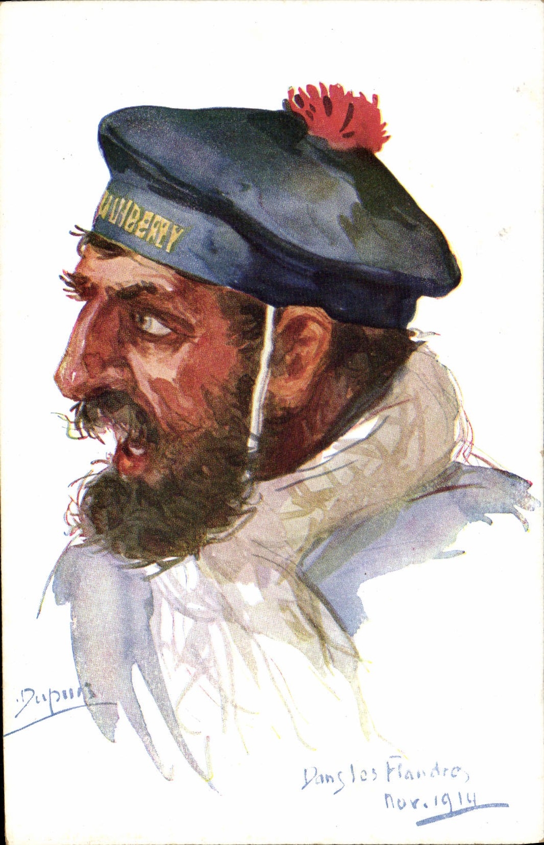 Soldat français — caricature — Dupont, Paris Color, N° 5