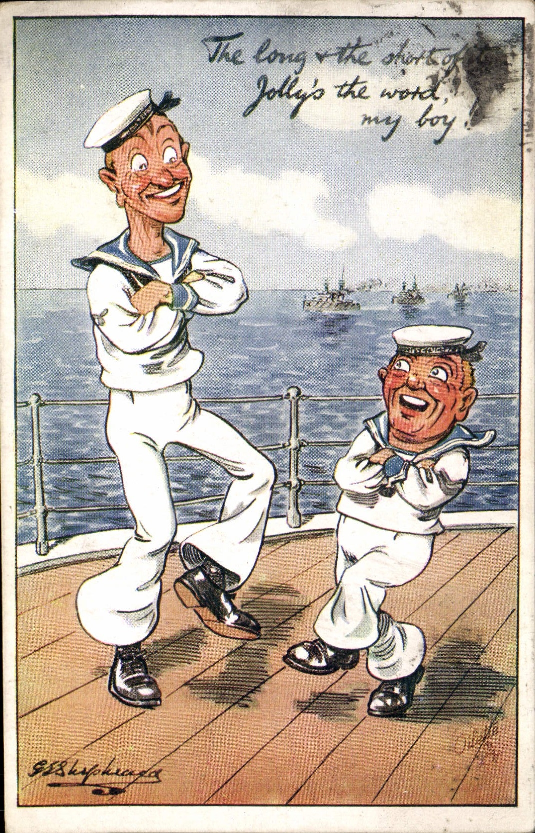 CPA Marins Illustrateur 