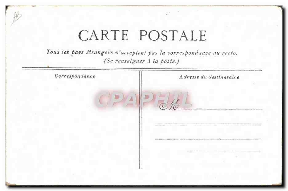 CPA Marins A Rigaut Rue Rouviere Marseille  — Verso
