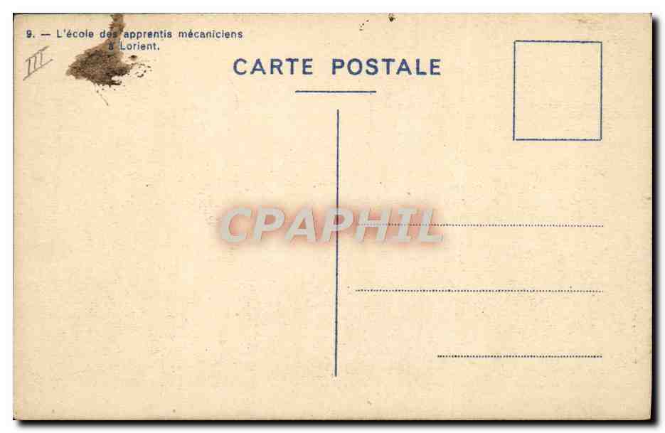 CPA Marins L'education virile des marins Bateau — Verso