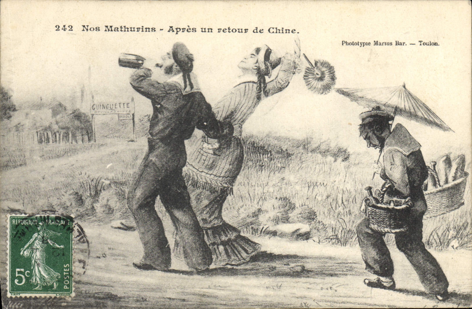 I nostri Mathurins — Dopo un ritorno dalla Cina — Fototipia Marius Bar — Tolone.