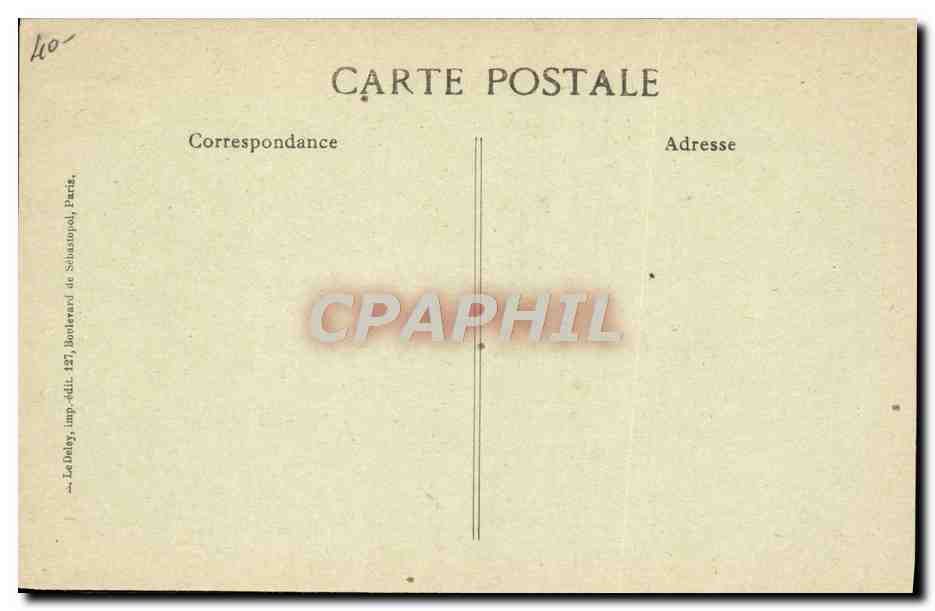 CPA Marins Permissionnaires Le dernier Canot Mazio Pezilla Chien  — Verso