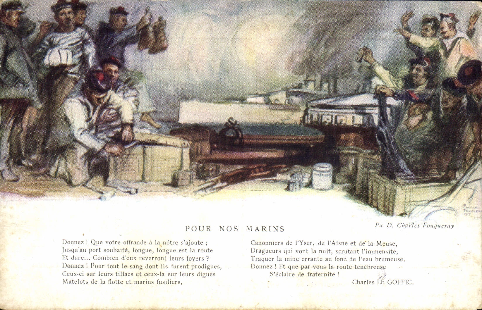 CPA Marins Charles Fouqueray Charles le Goffic 