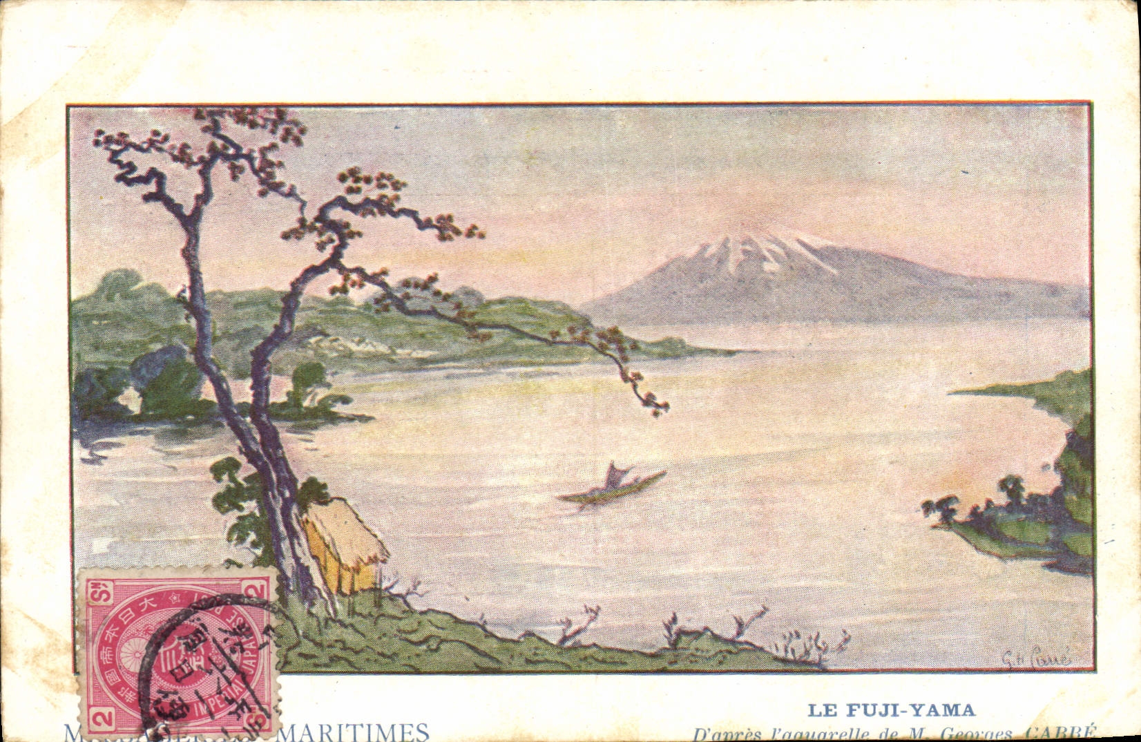 CPA Japon Le Fuji Yama Volcan 