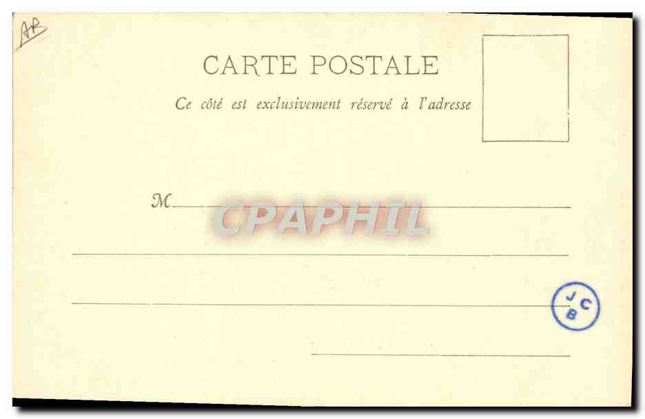 CPA Marins Fusiliers du Hoche Militaria  — Verso