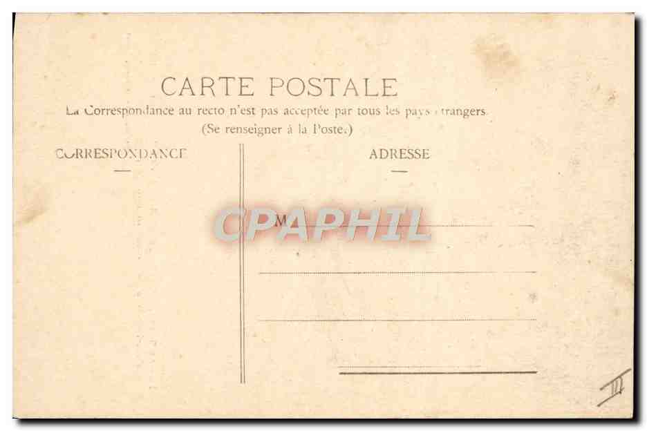 CPA Train Au Tacot Nevers St Saulge Le depart manque  — Rückseite
