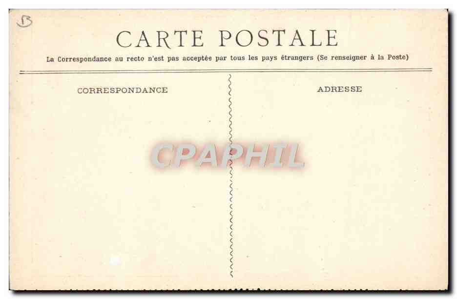 CPA Train Chemins de fer d'Orleans Vic sur Cere — Rückseite