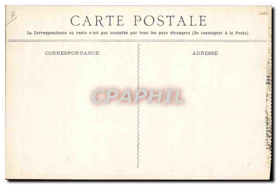 CPA Train Chemins de fer de l'Ouest et de Brighton Paris Londres par Rouen Dieppe Newhawen  — Rückseite