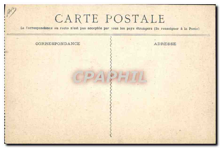 CPA Train Chemins de fer de l'Etat et de Brighton Paris a Londres Rouen Dieppe Newhaven  — Rückseite