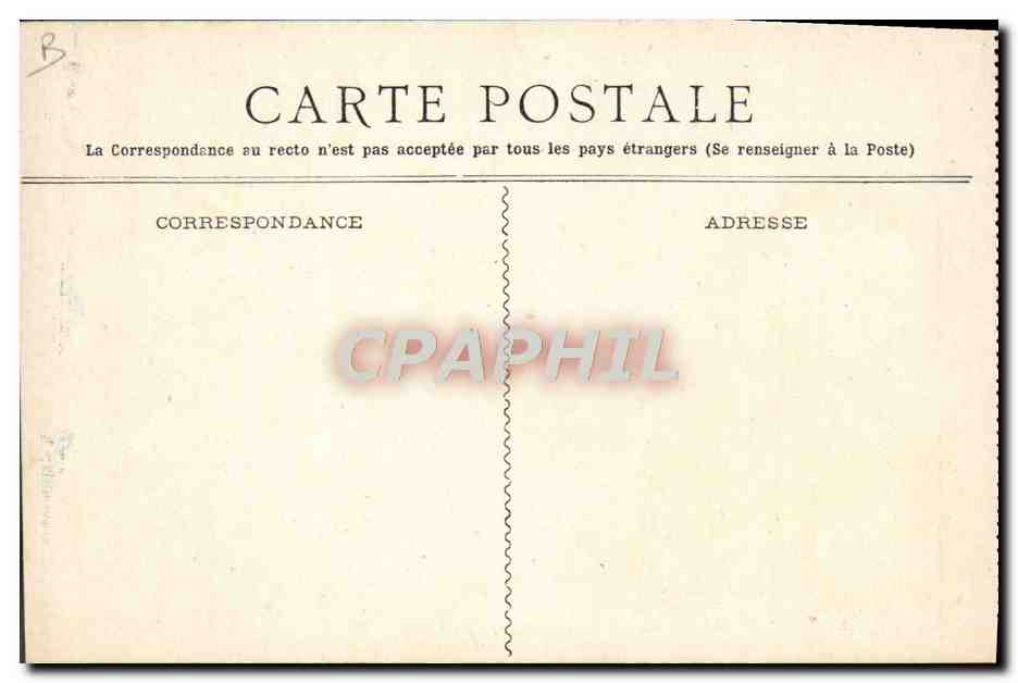 CPA Train Chemins de fer de l'Etat et de Brighton Paris a Londres Rouen Dieppe Newhaven Ecossais  — Rückseite