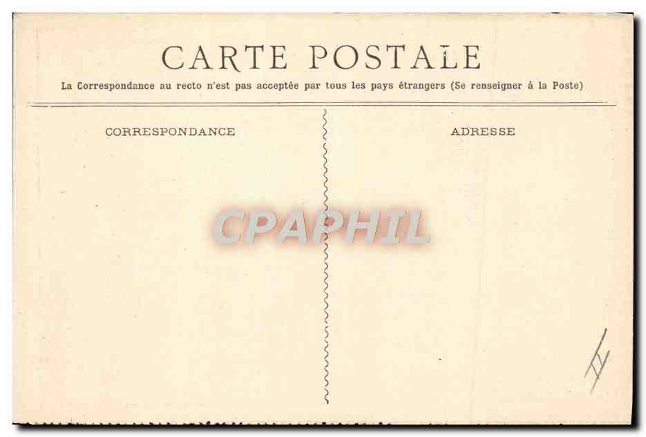 CPA Train Chemins de fer d'Orleans Vic sur Cere Pas de la CEre — Rückseite