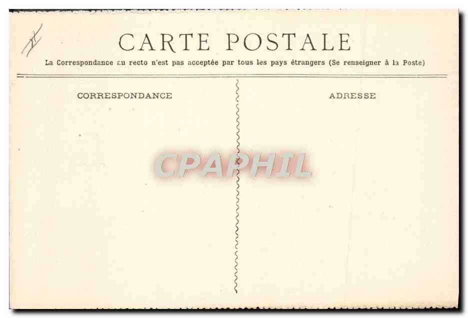 CPA Train Chemin de fer d'Orleans Auvergne  — Rückseite