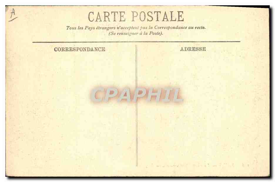 CPA Tramway Paris La gare Montparnasse — Rückseite