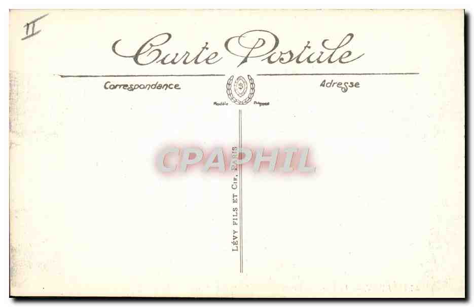 CPA Tramway Lyon La gare des Brotteaux Cherry Brandy — Verso