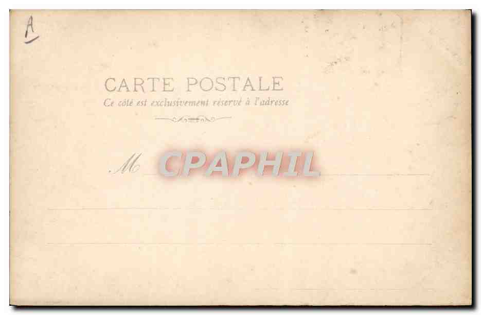 CPA Tramway Lyon Place des Cordeliers Halle et palais de la Bourse Byrrh — Rückseite