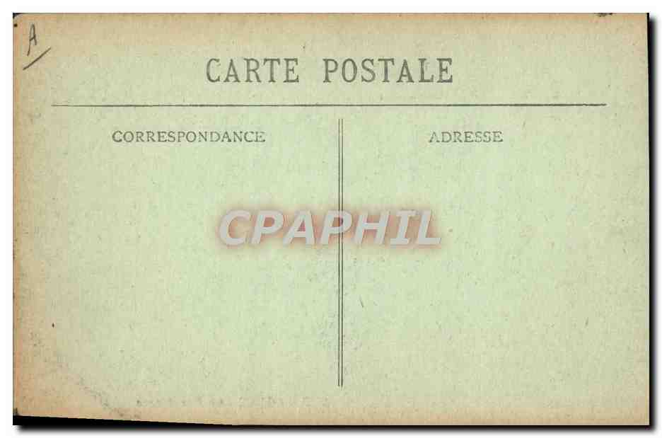 CPA Tramway Toulouse La Rue Alsace  — Rückseite