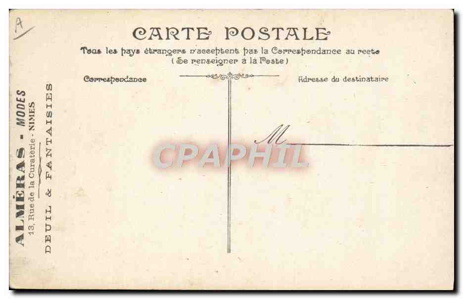 CPA Avion Aviation Traversee de la Manche Aeroplane Bleriot en vue des cotes de Douvres  — Rückseite