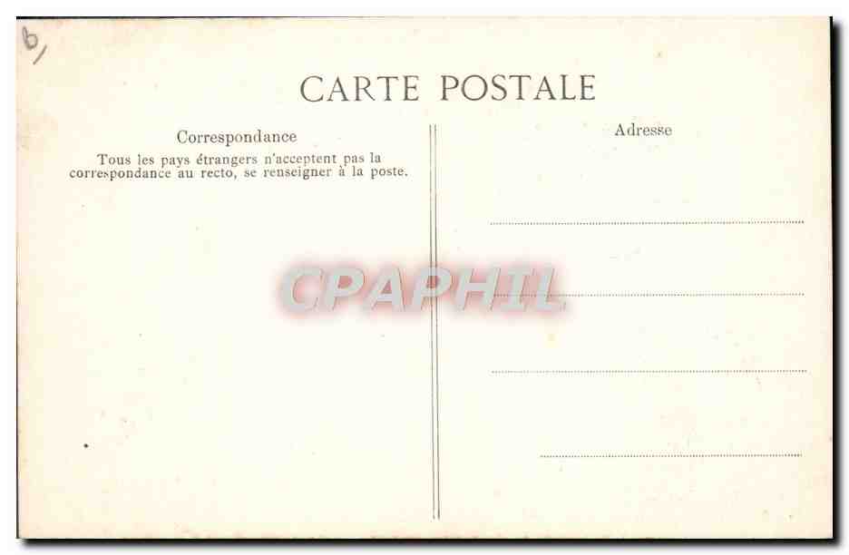 CPA Avion Aviation Lieutenant Cammermann sur biplan Farman — Back