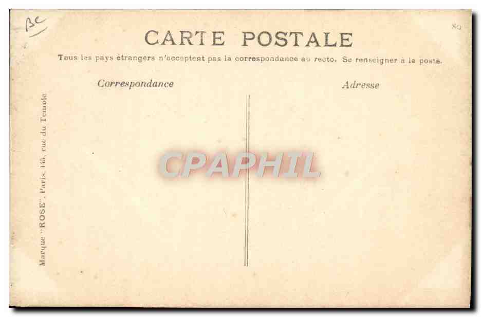 CPA Avion Aviation Locomotion aerienne Latham sur Antoinette au depart de Sangatte 29 juillet 1909 — Rückseite