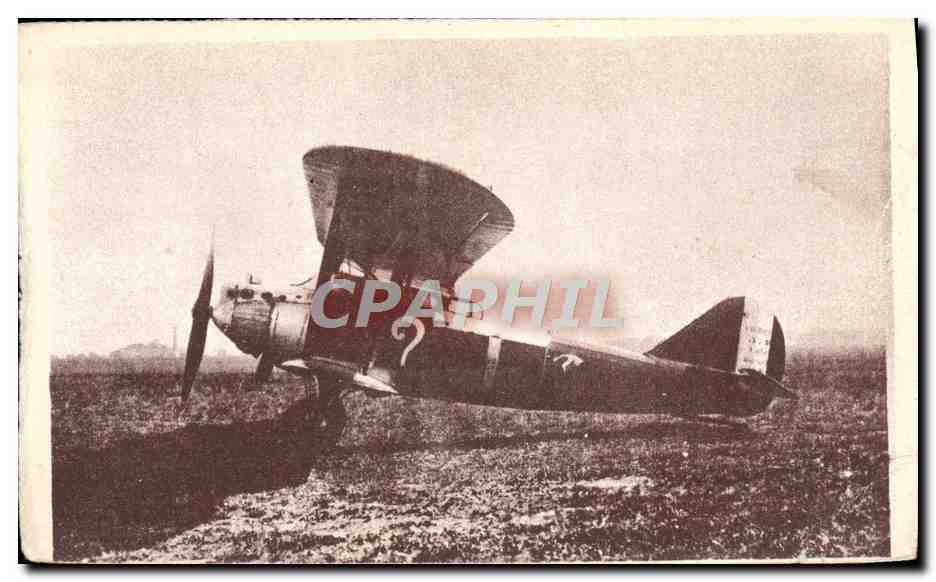CPA Avion Aviation Le Breguet Hispano de Costes et Bellonte 