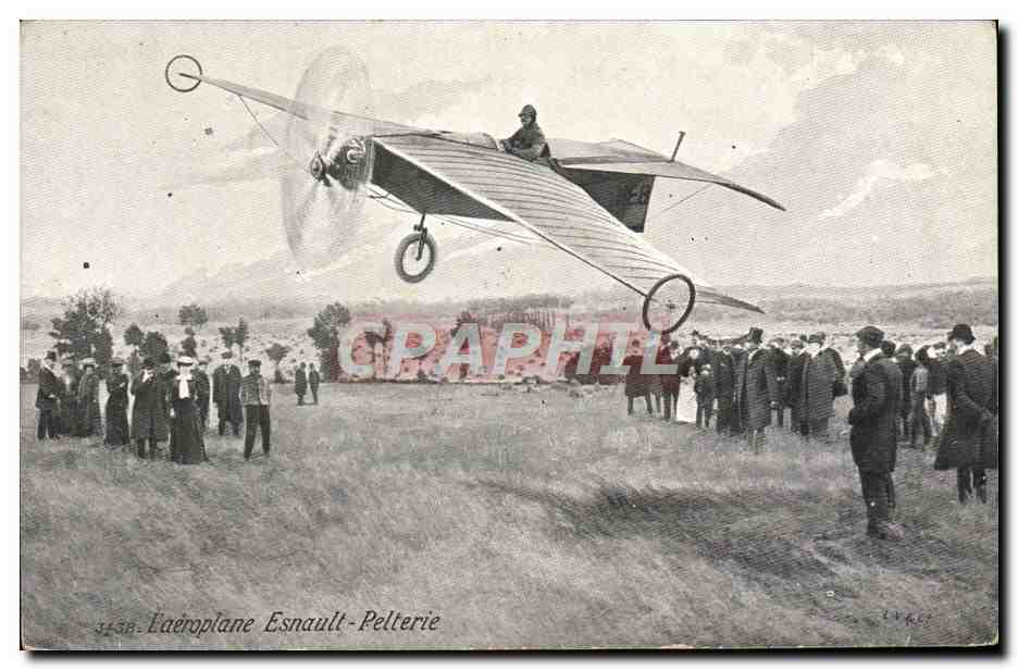 CPA Avion Aviation Aeroplane Esnault Pelterie 