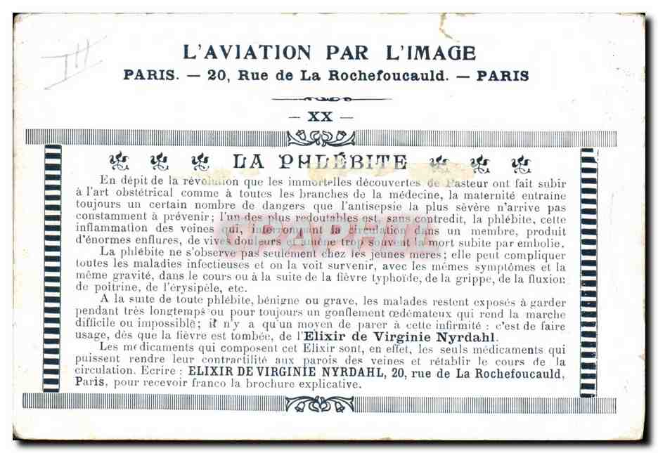 CPA Avion Aviation par l'image Mademoiselle Dutrieu Aviatrice  — Rückseite