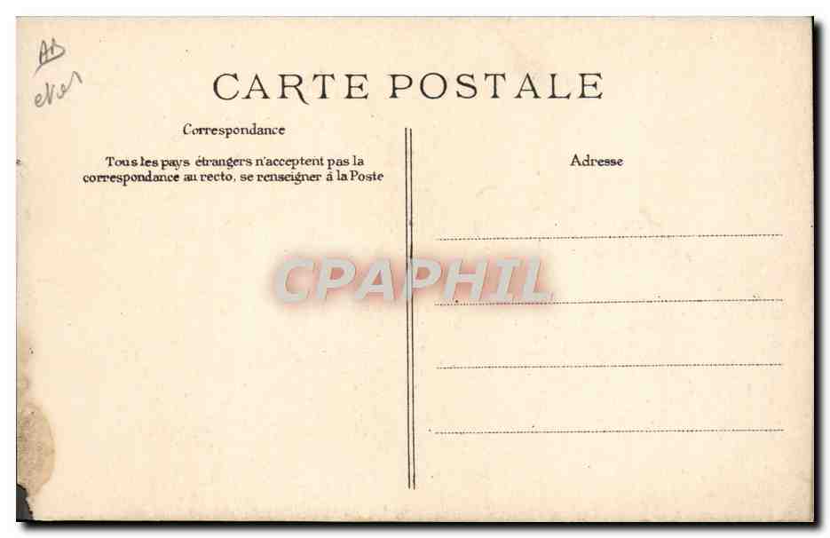 CPA Avion Aviation Latham sur monoplan Antoinette — Back