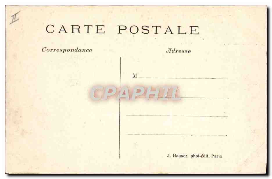 CPA Avion Aviation le Comte Lambert sur aeroplane Systeme Wright Paris Tour Eiffel — Rückseite