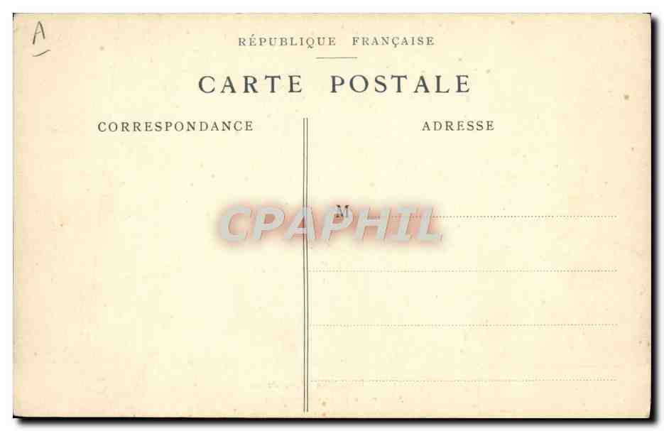 CPA Avion Aviation Vidart sur monoplan Deperdussin Aerodrome de la Champagne — Rückseite