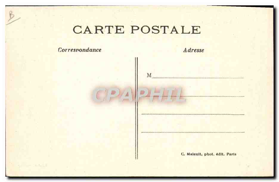 CPA Avion Aviation Aeroplane La Libellule de M Bleriot Moteur Antoinette  — Back