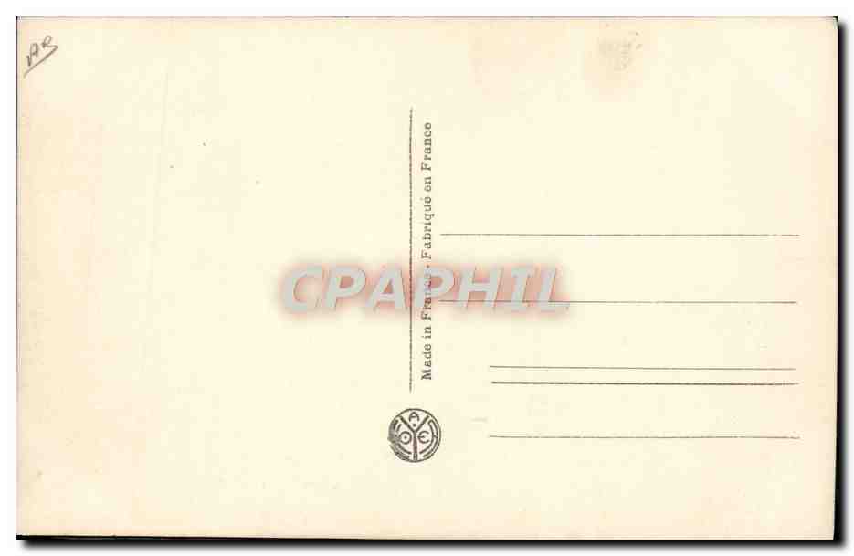 Costes et Bellonte — avion biplan — éditeur A.N. Paris, n° 271 — Verso