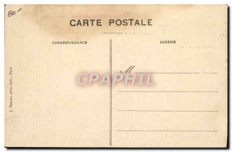 CPA Avion Aviation Monoplan Olieslaegers Bleriot  — Rückseite