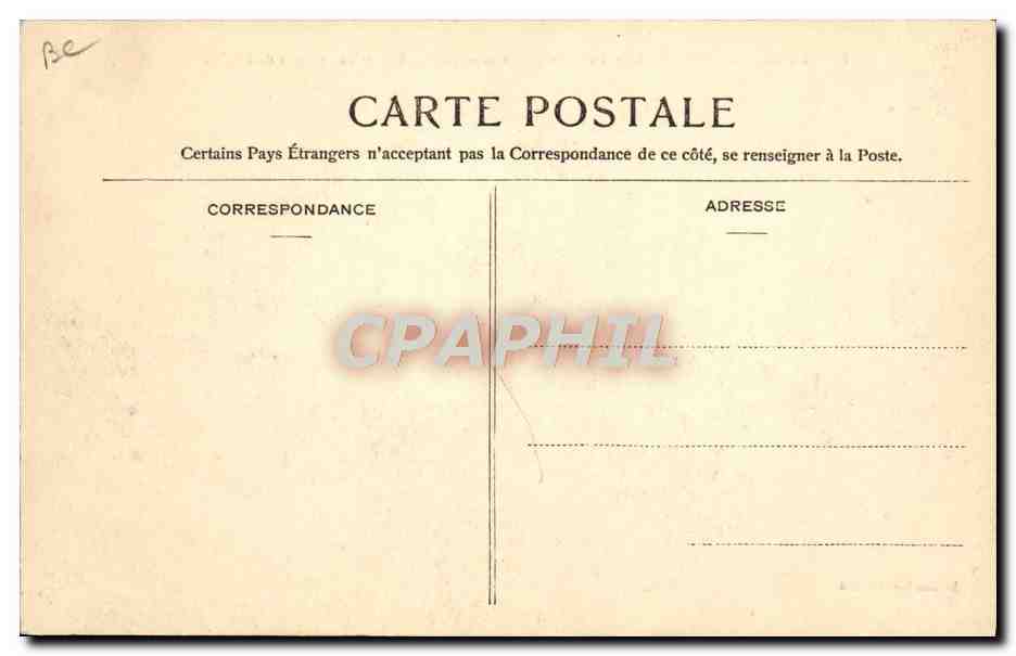 CPA Automobile Circuit d'Auvergne Le Puy de Dome Quatre routes de la Font de l'arbre — Verso