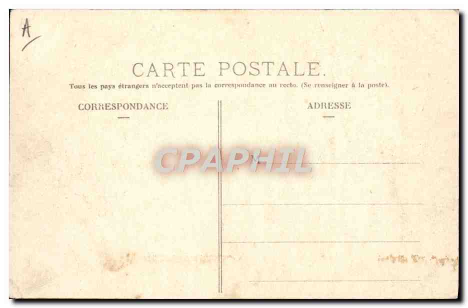 CPA Automobile Circuit d'Auvergne Coupe Gordon Bennett 1905 Virage de la mort pres LAstic  — Rückseite